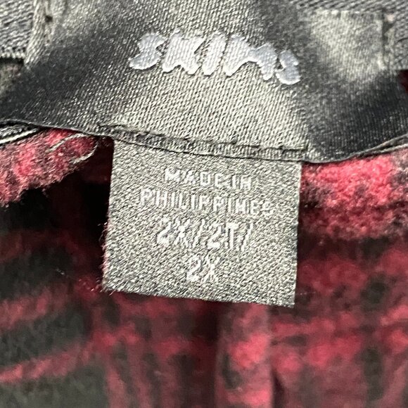 Skims Fleece Sleep Pajama Bottom Pants Women's 2X - Picture 3 of 5